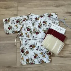 ママラク　キッズ浴衣　セパレート浴衣　100