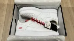 新品未使用品Supreme Air Force 1 ホワイト/レッド