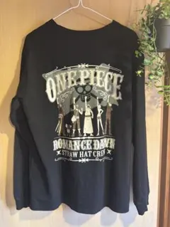 ONE PIECE 長袖 カットソー ブラック LL