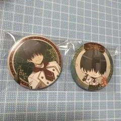 即購入⭕️死亡遊戯で飯を食う。 藍里 缶バッジ 2点セットCANDLE WOODS