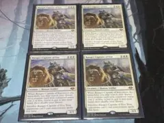 MTG 《サンドリア騎士団》（イーオスのレインジャー長） 天野喜孝 英語
