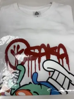 新品　未使用　Tシャツ スニダンatmos クック　コラボ　ホワイト　Mサイズのサムネイル
