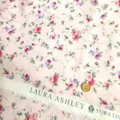 【ローラ アシュレイ】 Priory ピンク×レッド 【ユザワヤ限定商品】