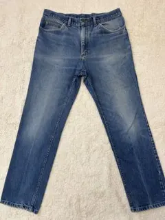 Lee 70s ストレートデニムパンツ 黒タグ 超希少 - メルカリ