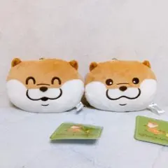 可愛い嘘のカワウソ　おかおポーチ付きエコバッグ 2種セット