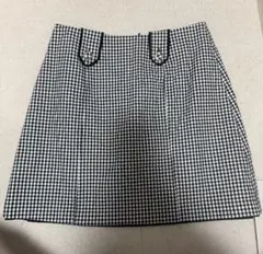 美品！　リリーブラウン　ギンガムチェック ミニスカート Mサイズのサムネイル