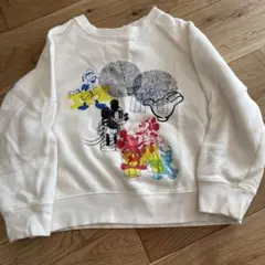 ユニクロ　110 ミッキートレーナー