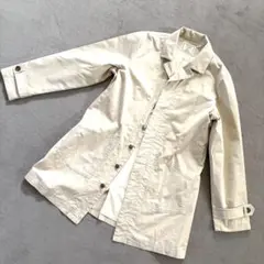 CLPE DE SOL クレドソル アイボリー トレンチコート Mサイズ 古着
