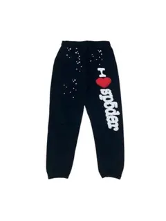 SP5DER I Love Sp5der スウェットパンツ ブラック - メルカリ