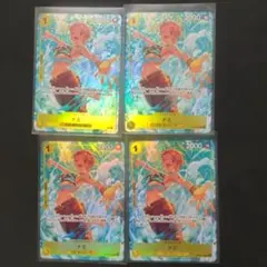 ナミ OP15-108 パラレル 4枚 空島 プレミアムカードコレクション①