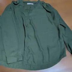 SHOO・LA・RUE 長袖ブラウス カーキ サイズMのサムネイル