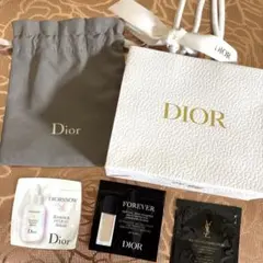 Dior 巾着袋　ミニショップバック　ミニポーチ　サンプル付き