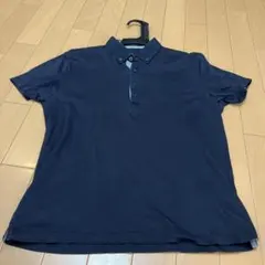 COMME CA MEN ポロシャツ ネイビー ボタンダウンのサムネイル