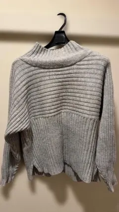 【お値下げ】ROPE' PICNIC　グレー タートルネック ニット　38サイズ