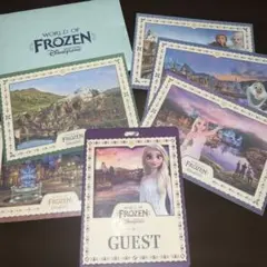 香港ディズニーランド　world FROZEN アナ雪　ポストカード