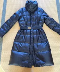 23区　ブラック ダウン ロングコート