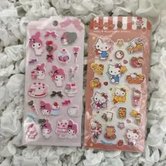 ハローキティ ジュエル・マシュマロシール 2シートセット　マイメロ