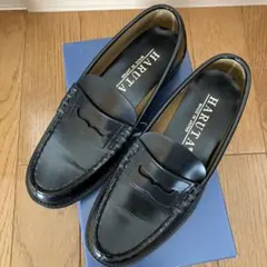HARUTA ローファー黒　24.5cm EEE