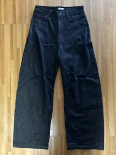 Regen glanz baggy curb denim