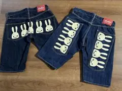 【美品！！】CUNE デニムショートパンツ M・L 2枚セットのサムネイル