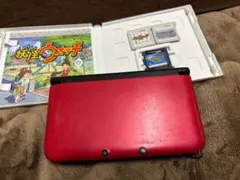 メ*ー様 ニンテンドー3DS LL 赤 本体 ゲームソフト3本付き