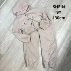 SHEIN コーデュロイ　セットアップ　ピンクベージュ