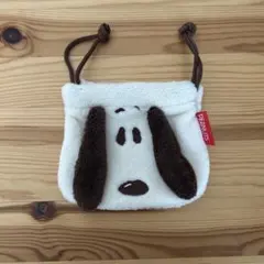 PEANUTS スヌーピーフリース巾着