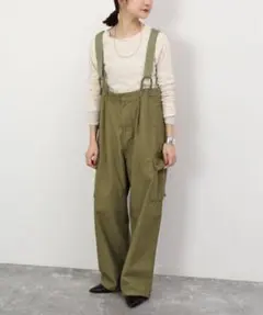 スローブイエナ♡サスペンダーカーゴパンツ 38 オールインワン - メルカリ
