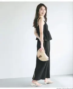 値下げ❣クロスシャーリングキャミワンピース Mサイズ ブラック