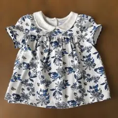 プチバトー　花柄コットンチュニック