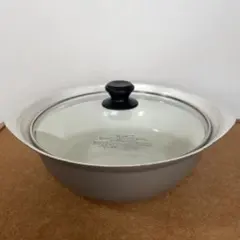 トップバリュ 軽量セラミックコート卓上鍋 27cm IH対応 ホワイト グレーのサムネイル