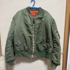 k*様 MA-1 フライトジャケット オリーブグリーン