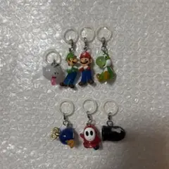 スーパーマリオ めじるしアクセサリー　7点セット