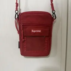 Supreme コーデュラ ボディバッグ レッド - メルカリ