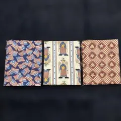 アメリカンカントリー 生地 はぎれ 3枚セット