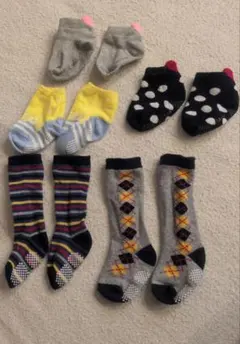 ベビー靴下セット 多色デザイン 5足セット