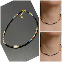 New!!レディースビーズネックレス/チョーカー/3mm 2026春夏デザインA