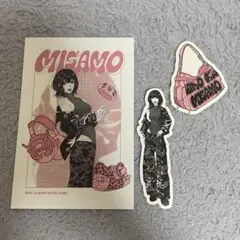misamo モモ ポップアップ ポストカード ステッカー