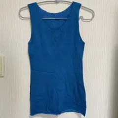 ISSEY MIYAKE me A-poc タンクトップ ブルー
