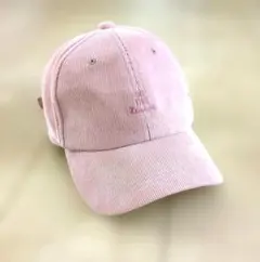 【美品】GLOBAL WORK★コーデュロイ キャップ★ピンク