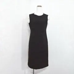 ペイトンプレイス ノースリーブワンピース キルティング 中綿 ブラック（9）
