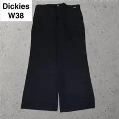 ディッキーズ ワークパンツ w38 ブラック 古着 dickies 黒 メンズ