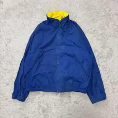 nautica リバーシブルジャケット フリース L 青 CF65