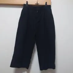 evameva 黒 クロップドパンツ 1