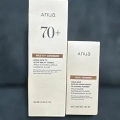 Anua RICE 70 グロウミルキー化粧水＆洗顔パウダーセットのサムネイル