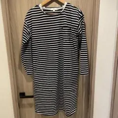 OLIVE des OLIVE ストライプマタニティドレス L