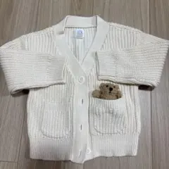 babyGAP カーディガン 80cm クマ ポケット付き