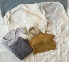 レディース　シアーシャツ　春服　6点まとめ売り