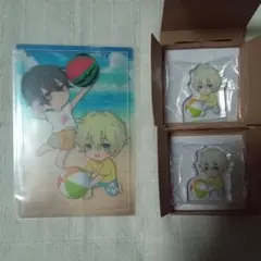 ツキプロ ツキショ わんぱく 睦月始 缶バッジ ポストカード ツキウタ