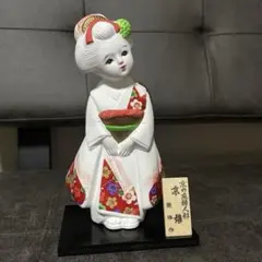 日本人形 緑色の着物 花柄 - メルカリ
